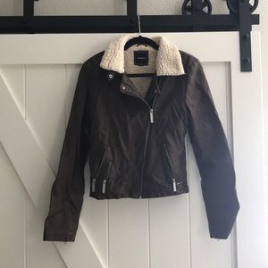 Brown Nixon leather jacket